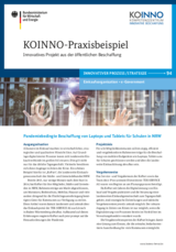 KOINNO-Praxisbeispiel: Pandemiebedingte Beschaffung von Laptops und Tablets für Schulen in NRW
